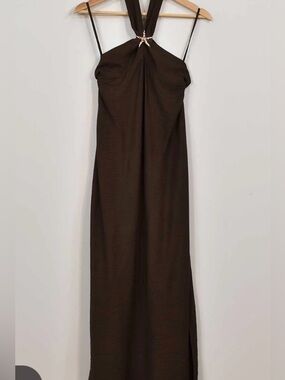 rosemarine silk dress Rosemarine | Dresses | Rosemarine Italy Pink Silk Blend Floral Maxi Dress  Medium Sleeveless Travel